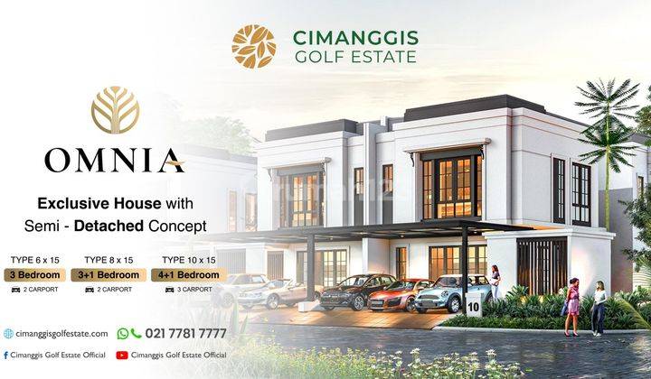 Cimanggis Golf Estate Cluster Omnia Cluster Terbaru Di Cge Shm  2
