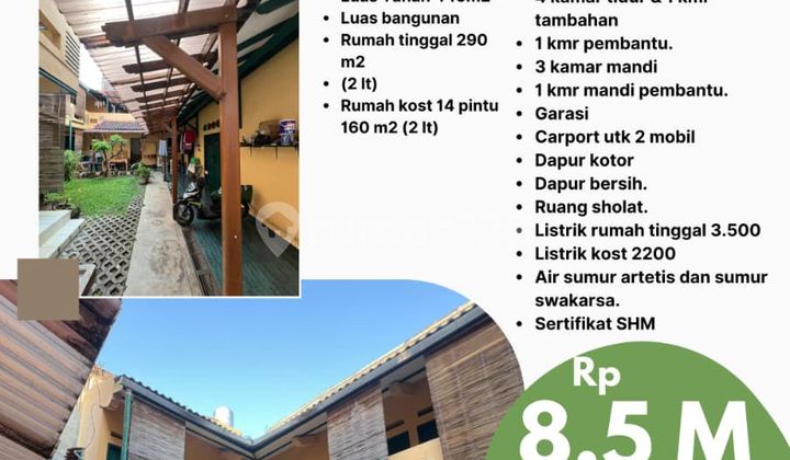 HOUSE FOR SALE WITH BOARDING HOUSE BONUS - STRATEGIC LOCATION OPPOSITE UNDIP CAMPUS 2