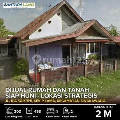 DIJUAL RUMAH DAN TANAH LOKASI STRATEGIS 1