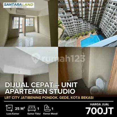 QUICK SALE – STUDIO APARTMENT UNIT AT LRT CITY JATIBENING QUICK SALE – STUDIO APARTMENT UNIT AT LRT CITY JATIBENING