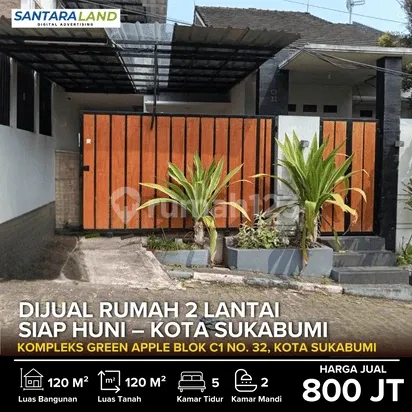 DIJUAL Rumah 2 Lantai Siap Huni – Kota Sukabumi 2
