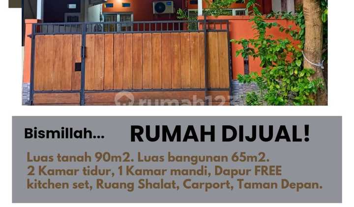 DIJUAL RUMAH STRATEGIS BEBAS BANJIR DI BEKASI 2