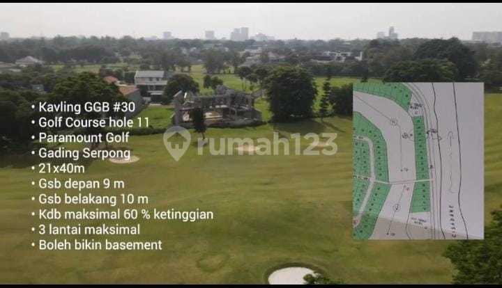 Dijual Kavling Paramount Hills Golf Gading Serpong Dijual Kavling Paramount Hills Golf Gading Serpong