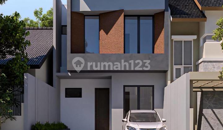 Rumah Baru 2 Lantai Desain Modern High Quality di Manyar