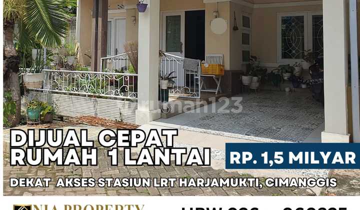 Rumah Dijual Lokasi Strategis Dekat Stasiun Lrt Harjamukti 2