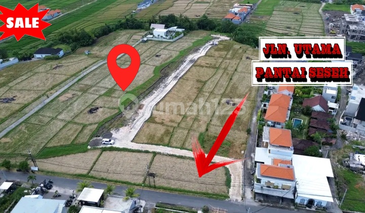 Tanah Super Langkah 200 Meter Dari Bibir Pantai Siapa Cepat Dia Dapat Pinggir Jln Utama Kawasan Villa Daerah Berkembang Dekat Beach Club Ternama Di Bali