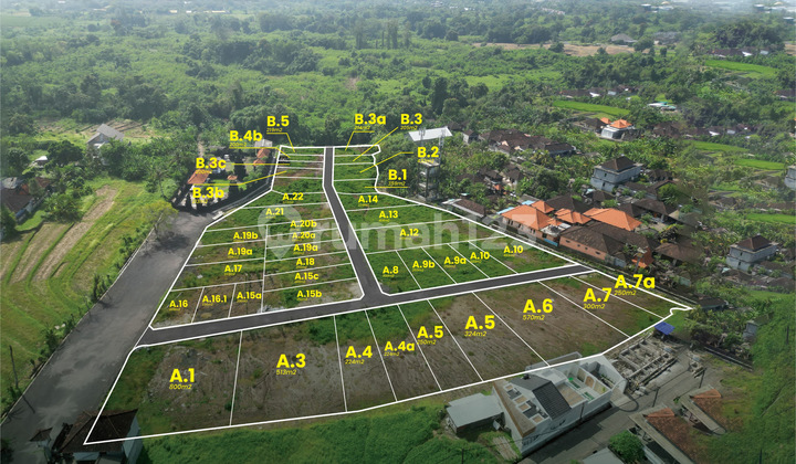 Tanah Siap Huni Dekat Pantai Tanahlot Zona Pink