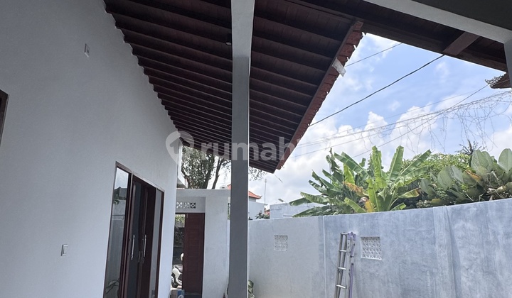 Minimalist Semi Villa House for Rent Near Cemagi Beach with Rice Field View