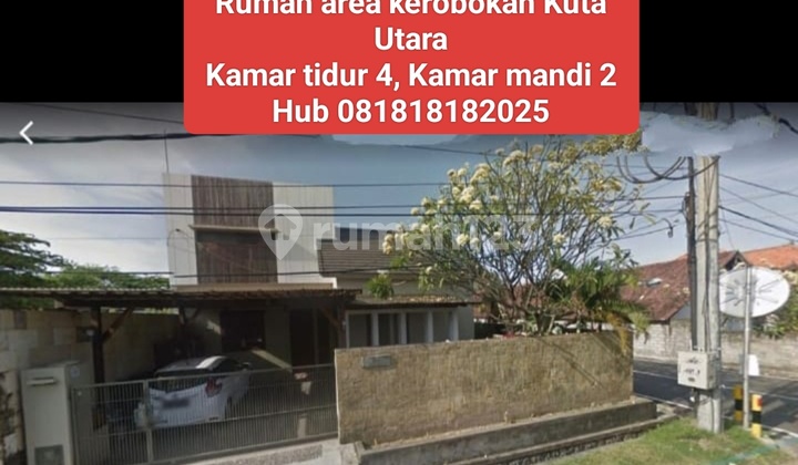 Disewakan Rumah Area Kuta Utara Strategis