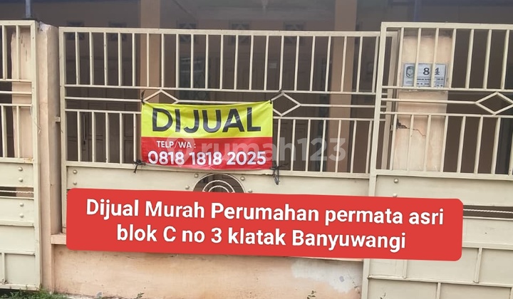 Dijual Rumah Area Banyuwangi Strategis