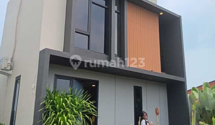 RUMAH MODERN 2 LANTAI KONSEP JAPANESE DP 0% HARGA 700 JT-AN DI CIKARUT 1