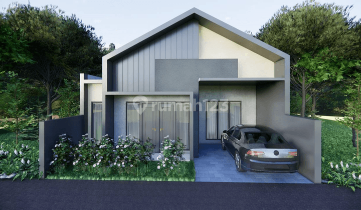 Rumah Konsep Modern Minimalis One Gate System 1