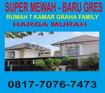 Jual Rumah Graha Family Surabaya Super Mewah & Gres! Rumah 7 Kamar Di Graha Family Harga Murah! 