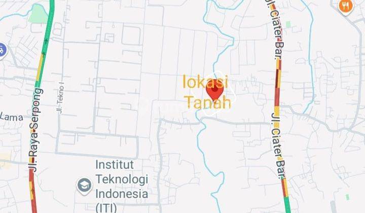 Dijual Tanah Datar Sejajar Taman Tekno Bsd Tanah 1