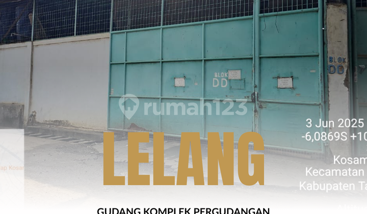 Gudang Murah di Lelang