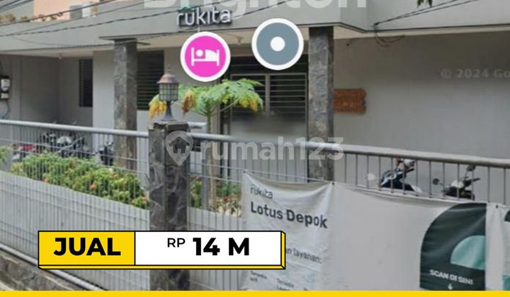 Dijual Rumah Kosan 3 Lantai, 73 Kamar Depok Dekat Kampus Ui Depok