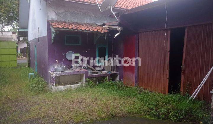 dijual tanah sudah ada bangunan  3 gudang 1