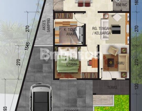 RUMAH BARU JUAL TIPE 60