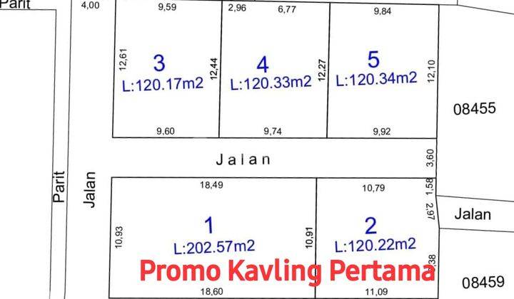 Tanah HEMAT SHM SIAP AJB AREA JL KALOURANG KM 10 2