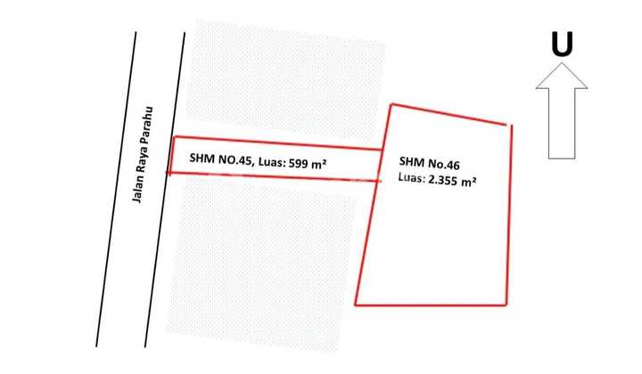Tanah Kavling di jalan raya parahu Sebelah dishub Tangerang