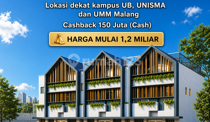 Rumah Malang Kos 10 Kamar Sekitaran Kopian Dermo Selangkah Umm