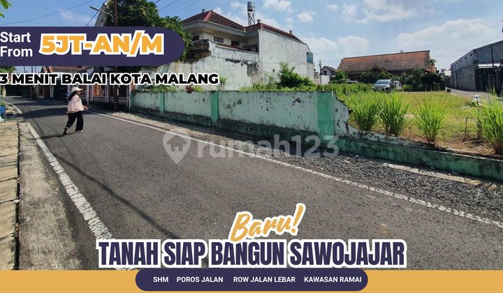 Sawojajar Land Plot Strategic Location Malang City