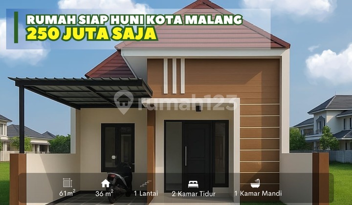 Ready-to-Live House in Malang City, Strategic Location. Ready-to-Live House in Malang City, Strategic Location.