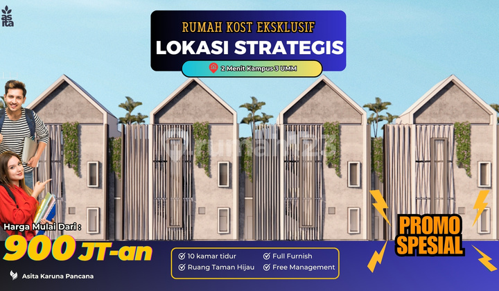 "Kost Kekinian, Fasilitas Mewah!"