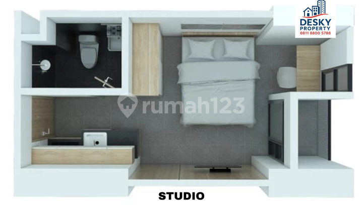 Sayana Apartemen Studio Strategis Tepat Di Cbd Kota Harapan Indah 2