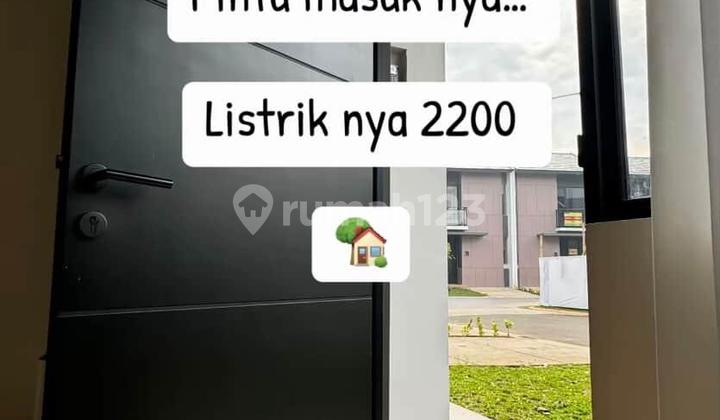 Sewa Rumah Park Serpong Cluster Cendana Prive Semi Furnished