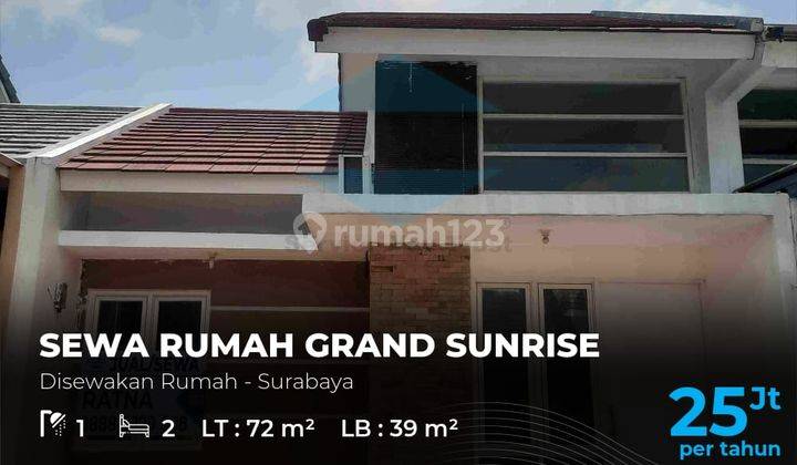 Disewakan Rumah Grand Sunrise Dekat Tol Sumo 1