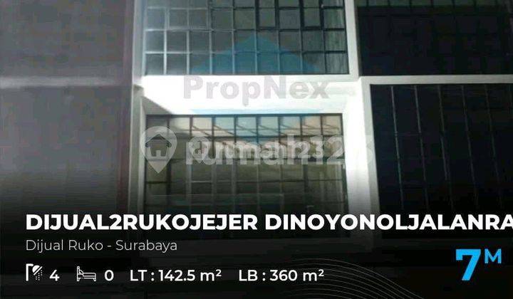 Dijual Ruko Tengah Kota Jl Raya Dinoyo 1