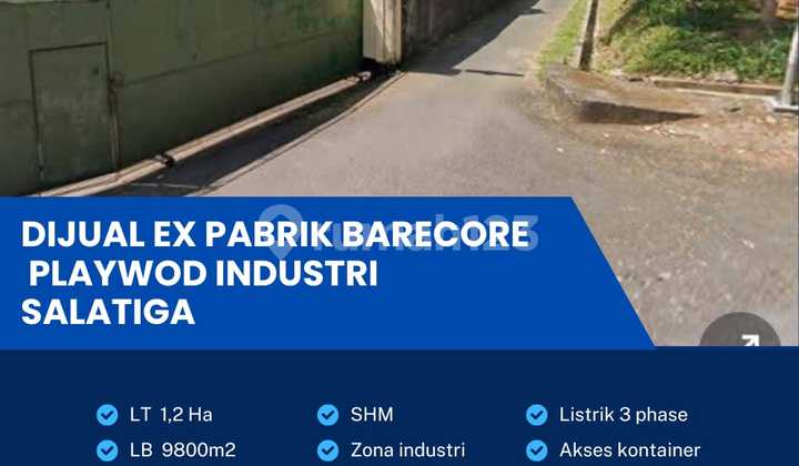 Pabrik Industri Barecore Playwood Salatiga Luas 1,2 Ha Dekat Jalan Tol