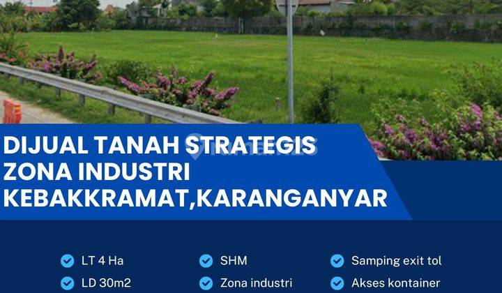 Dijual investasi terbaik lokasi kebak keramat luas 40000m ! 1