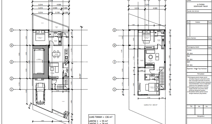 dijual rumah 2 lantai semi villa denpasar timur  2
