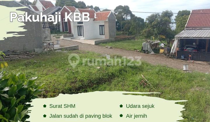 Land Plot with SHM Certificate Near Pakuhaji Highland, West Bandung