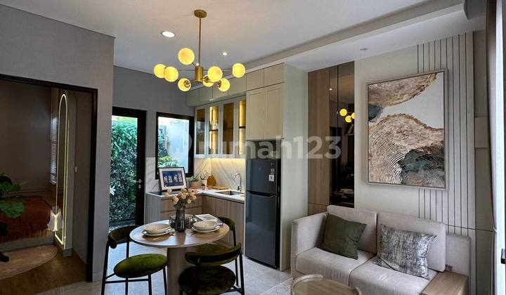 Rumah Compact 2 Lantai Dekat Stasiun di Excelia Banjar Wijaya