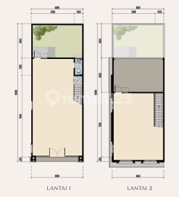 Ruko Didalam Citra Garden Serpong 2 Lantai SHM Luas 72