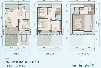 RARE UNIT! 7x12 HOUSE IN LEONORA GADING SERPONG UNDER 3 MILLION!