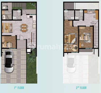 Rumah Cantik 2 Lantai Lebar 7 Alam Sutera 2 Selangkah ke Pintu Tol! 2