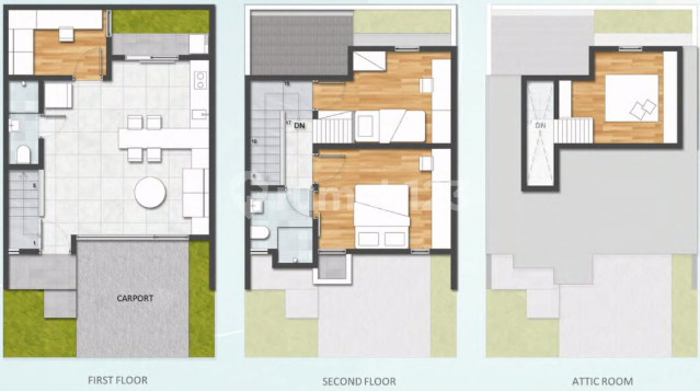 RUMAH FULL FURNISHED HANYA 2 M-AN! CLUSTER MYZA BSD CITY 