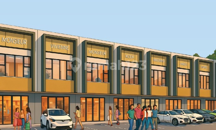 Ruko Modern 2 Lantai Dikawasan Kota Mandiri Paramount Petals!