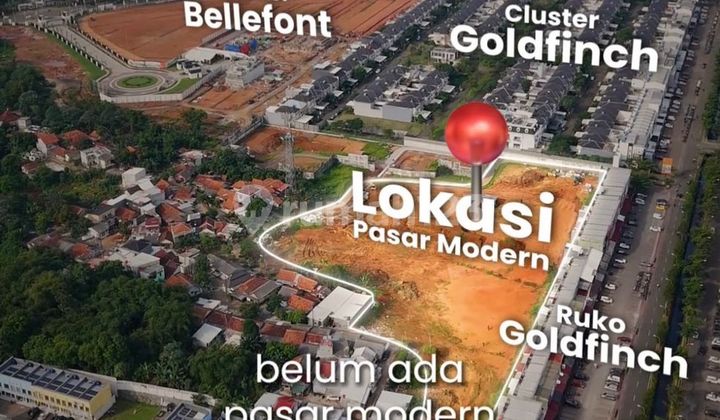 Grab It Fast! Ruko Dan Kios Baru Di Pasar Modern Gading Serpong