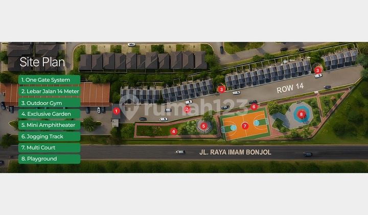 Hunian Premium Desain Modern di Pusat Kota Harga Hanya 1 M-An! 2