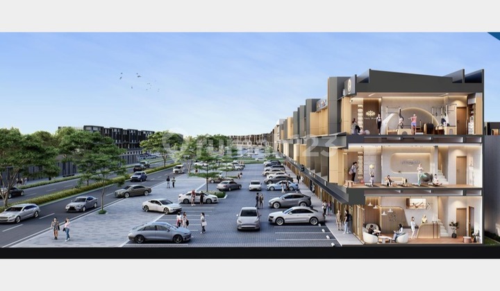 Kesempatan Terbatas!Ruang Usaha Komersial 3 Lantai Hanya 3 M-An!