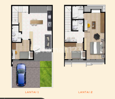 Modern House in BSD City Cluster Izzi, 2 Floors, Only 1 M-An! 2