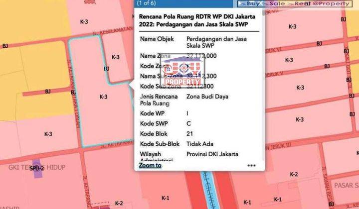 Tanah Komersil Gajah Mada Luas 3593 m2 Taman Sari Jakarta Barat 2