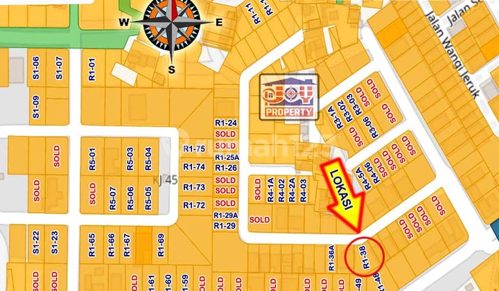 Kavling Bagus Ngantong dibawah NJOP Intercon Srengseng Jakarta