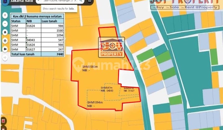 For Rent: Vacant Land Plot DKI Meruya Selatan, West Jakarta For Rent: Vacant Land Plot DKI Meruya Selatan, West Jakarta