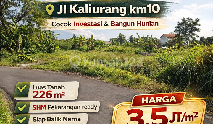 Yogyakarta Land Ready to Build 1Km from Kaliurang Street Sleman Yogyakarta Land Ready to Build 1Km from Kaliurang Street Sleman